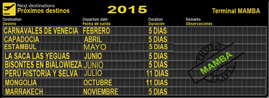 Panel destinosSINLETRAS